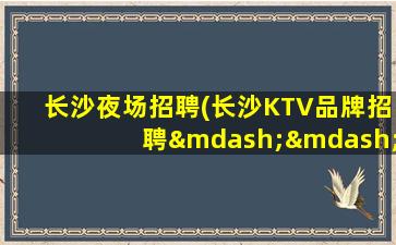 长沙夜场招聘(长沙KTV品牌招聘——打造舒适和谐的工作氛围)